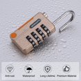 thumbnail image 4 of APODESS 3 Pcs 4 Digit Combination Locks, Resettable Sport Padlock, Multifunctional Waterproof Password Padlock for Gym, Fence, Staff Locker, 4 of 9