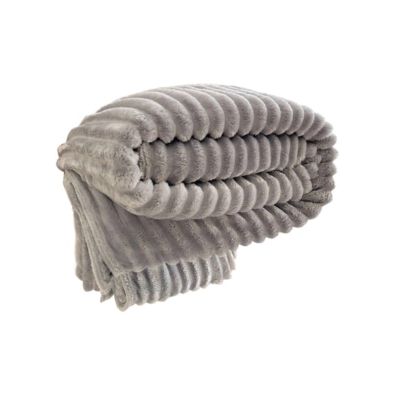 PBAZIH Flannel Fleece Blanket Soft Cozy Throw for Couch Bed Home Office Travel Lightweight Thick Striped Design Ideal for Lounging Napping or Extra Warmth