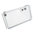 thumbnail image 4 of Desk Cord Wire Organizer 4.5~8.5cm Adjustable Cable Management Under Desk Shelf White L, 4 of 9
