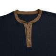 thumbnail image 6 of Guluxicc Men's Knit Shirts Button Crew Neck Long Sleeve Tops for Everyday Wear Summer Casual Outfits, 6 of 6