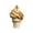 E, variant on Simulated Food Ice Cream Cone Refrigerator Sticker,Realistic Ice Fridge Magnet Sticker With Resin Coating