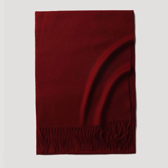 Solid Color Lamb Wool Scarf, Oversized Winter Wrap, 100% Wool Shawl in several Colors,32*190cm,14