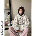 thumbnail image 3 of 2024 New Winter Sweatshirt hello kitty Loose Slimming Look Versatile Cute hello kitty Velvet Thickeneded Style, 3 of 5