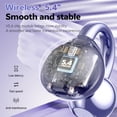 thumbnail image 4 of Audífonos con Clip Bluetooth 5.4, Audífonos de Oído Abierto Inalámbricos con Micrófono, Comodidad Ligera, Audífonos Bluetooth Compatibles con Oído Pequeño, Audífonos Deportivos 60H, Audífonos con Can, 4 of 9