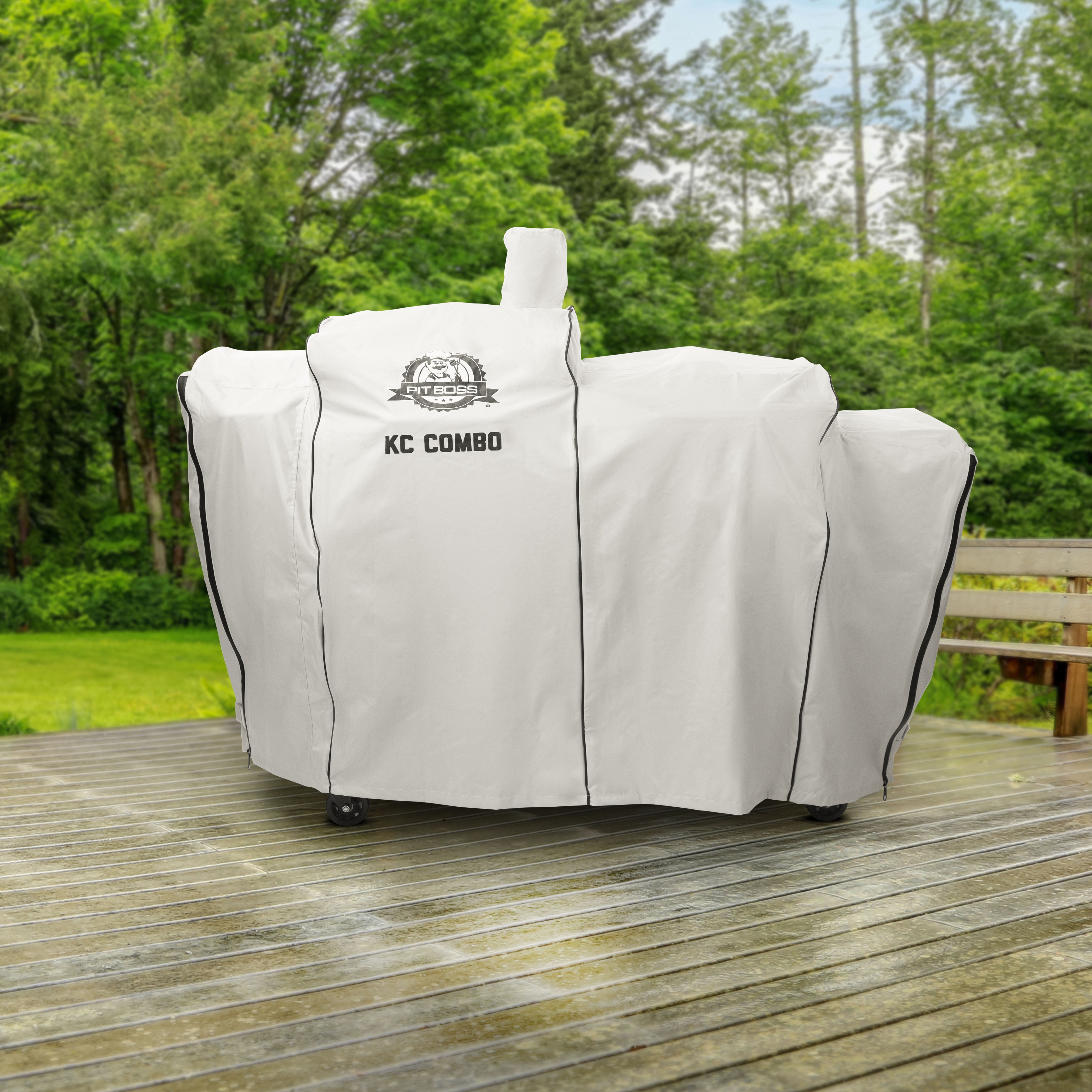 Pit Boss Platinum KC Combo Grill Cover, Fits KC Combo Platinum Grill