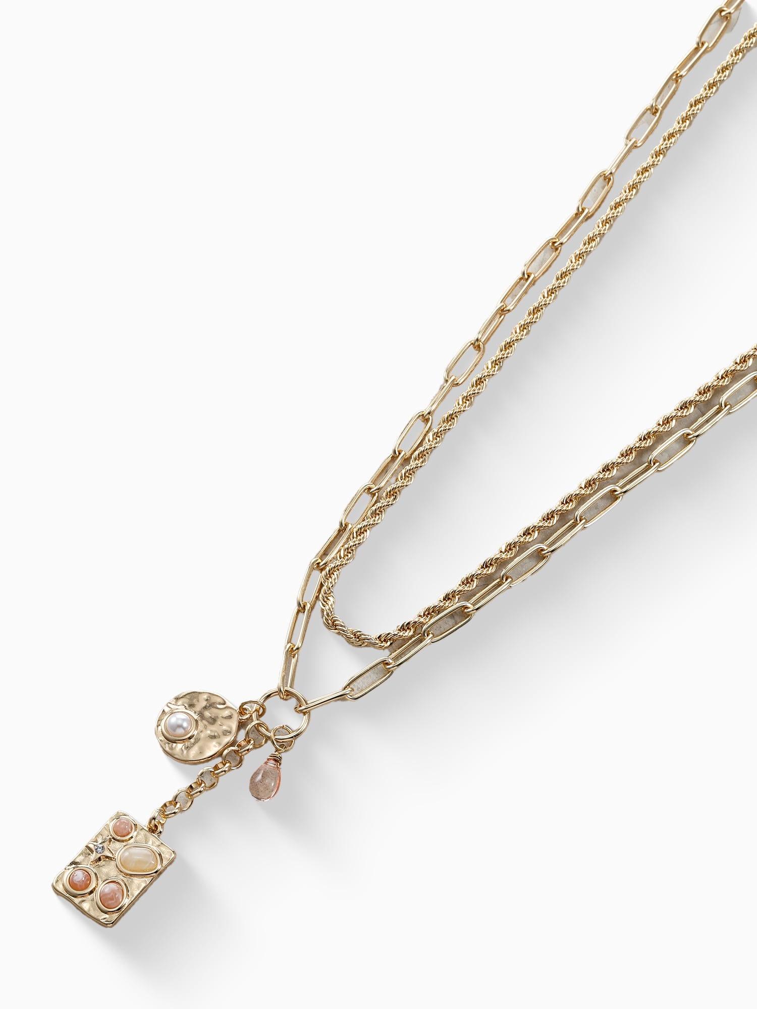 Time and Tru 2-Piece Layered Necklace Set
