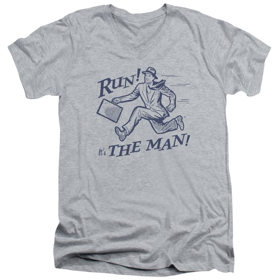 - The Man - Slim Fit V Neck Shirt - Medium