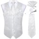 thumbnail image 1 of Conjunto de chaleco y corbata DiBangu, chaleco formal de cachemir para hombre, 1 of 6