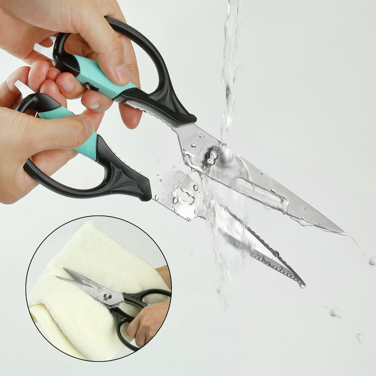 TANSUNG Poultry Shears, Come-apart Kitchen Scissors, Anti-rust Heavy Duty  Kitchen Shears with Soft Grip Handles