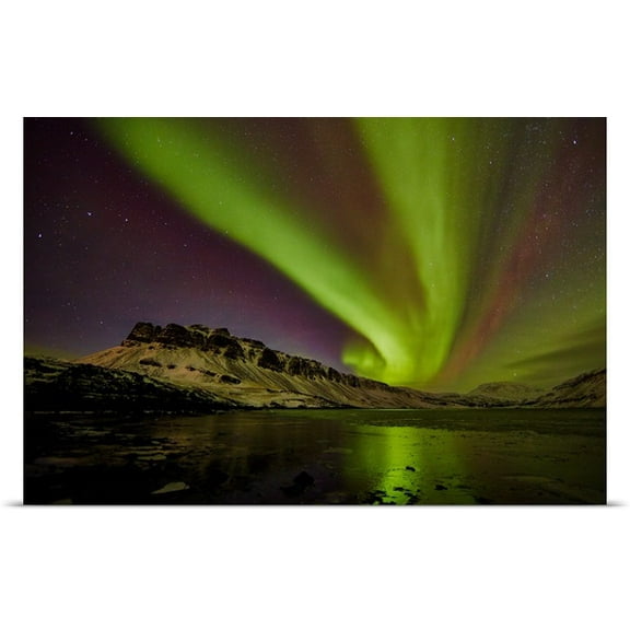 Great BIG Canvas Palmi Vilhjalmsson Poster Print entitled Hvalfjordur