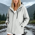 thumbnail image 3 of Windbreaker Jacket Women Lightweight Long Sleeve Windproof Waterproof Zip Up Hooded Hiking Jackets with Pockets, 3 of 5
