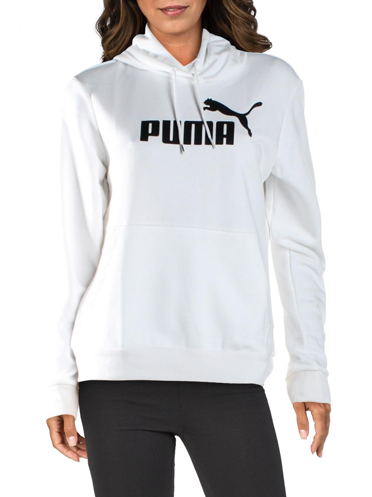 puma grey hoodie womens