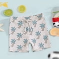 thumbnail image 2 of TOWED22 Toddler Swim Trunks Quick Dry Toddler Bathing Suits for Boys Swim Shorts Baby Swimsuit Boys Board Shorts Kids Swimwear Beige,6-12 M, 2 of 4