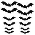 thumbnail image 1 of Gran venta Halloween Scary Hanging Black Ornament 12pcs, 1 of 4