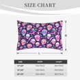 thumbnail image 3 of Fotbe Skull mushroom colorful cute Pillow Cases - Envelope Closure - Luxury, Extra Soft, Cooling Pillow Covers - Wrinkle, Fade, Stain Resistant-14"x20", 3 of 8