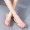 thumbnail image 6 of Orthopedic Loafers in Breathable Leather,Womens Casual Soft Sole Hollow Slip on Walking Shoes,Closed Toe Flat Boat Shoes, 36, 6 of 7