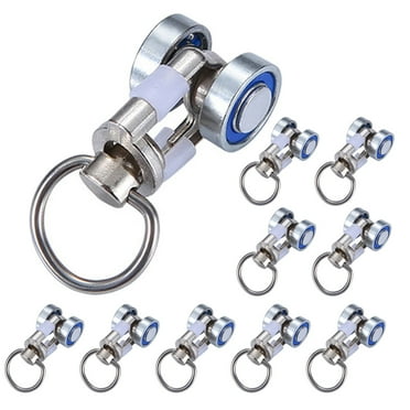 BERTDOMD 6pcs Metal Bearing Curtain Rollers Ceiling Curtain Tracks Curtain Track Rollers Curtain Rail Accessories Curtain Pulley Hook Curtain Track Roller