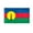 New Caledonia 3x5 ft Polyester Flag, variant on AGAS Small New Caledonia Flag 4x6 inch - 11 inch Plastic Pole Polyester Fabric Stitched Edges Caledonian Hand Held Mini Small Stick Flags