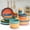 A, variant on Blingpainting Wheat Straw Dinnerware Set - Durable, Non-Toxic, Sustainable, Eco-Friendly,Stain-Resistant & Dishwasher Safe
