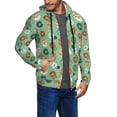 thumbnail image 2 of Naloa Christmas Donuts Men’s Hoodies, Zip up Hoodie, Sweatshirts,Hoodies for Men Sizes S-3XL-Medium, 2 of 5
