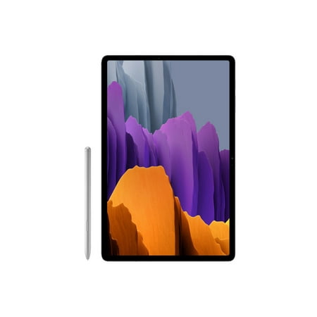 SAMSUNG Galaxy Tab S7 Plus 128GB Mystic Silver (Wi-Fi) S Pen Included, SM-T970NZSAXAR