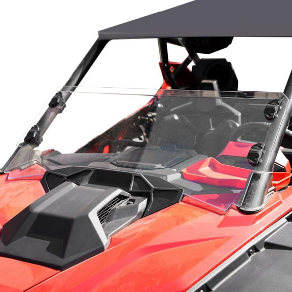 A & UTV PRO 1/2 Front Half Higher Windshield for Polaris RZR PRO XP 2020-2024, Clear Tough Hard Coated Window for Polaris RZR PRO R / RZR Turbo R 22-24, 250x Stronger Than Glass