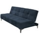 thumbnail image 1 of Sofa Cama Reclinable El Bazar Store New York Azul Terciopelo Marino Futón 3 posiciones Sala, 1 of 7