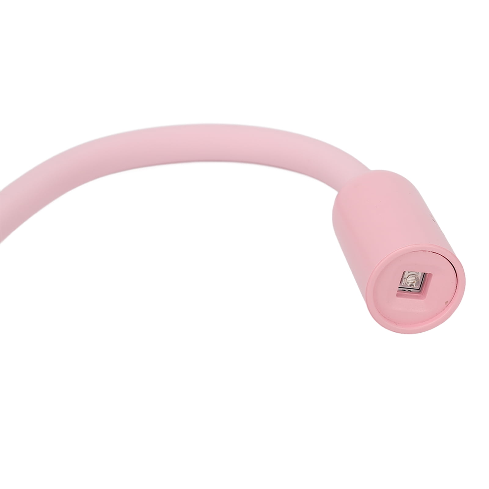 Gooseneck UV Nail Light Fast Drying 2 Gears Timing Gooseneck Manicure Table Lamp for Beauty Salon Pink