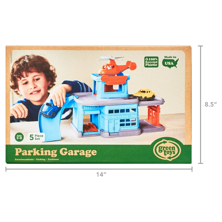 Green Toys Parking Garage, Unisex Vehicle Playset for Green Toys Parking Garage, Unisex Vehicle Playset for