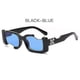 thumbnail image 1 of Gafas de sol cuadradas estilo hip hop para mujer y hombre, diseño con muesca, gafas de sol blancas, gafas de sol azules vintage para mujer, protección UV_cc, 1 of 5