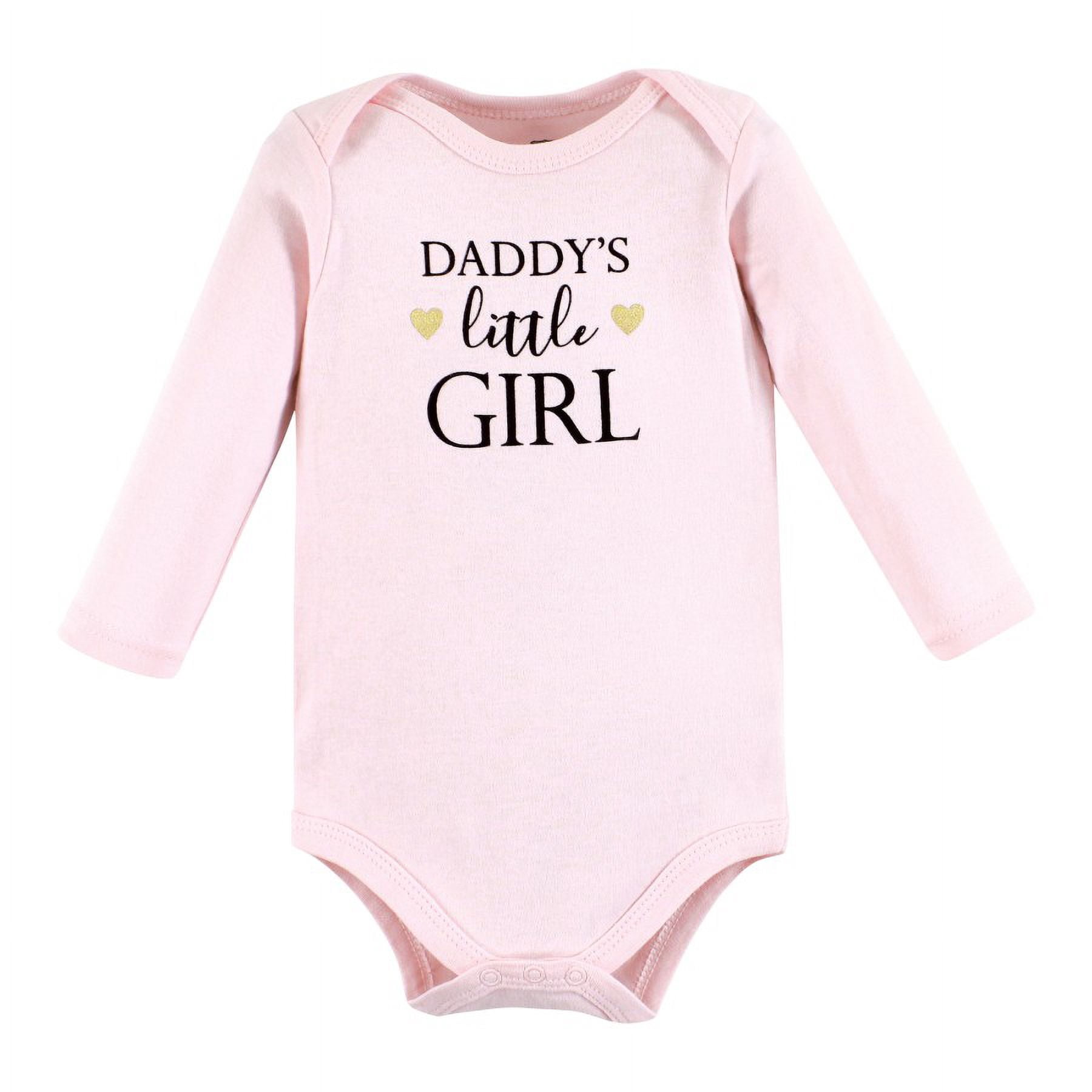 Hudson Baby Cotton Long-Sleeve Bodysuits, 5-Pack, Newborn- 24 Months