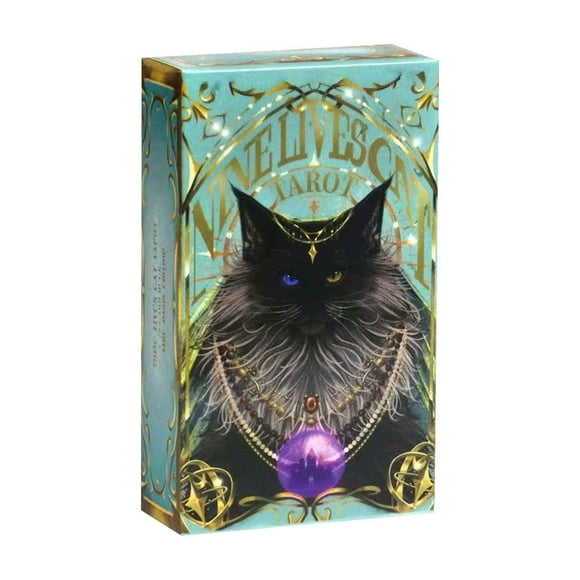 Nine Lives Cat Tarot Cards Tarot Cards For Beginners Classic Tarot Cards With Meanings On Them Tarot For Tarot Learners