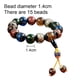 thumbnail image 2 of Pulsera de vidrio de colores multicolor, cuentas de Buda, pulseras elásticas de cuentas de meditación de yoga para hombres y mujeres, 2 of 5