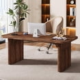thumbnail image 5 of Finmind 62-Inch Executive Desk, Large Computer Office Desk, Modern Office Desks, 5 of 7