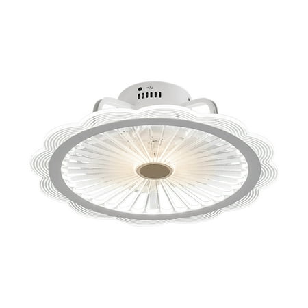 

CALAFEBILA Y2k Gift LED Invisible Ceiling Fan With Light Modern Ceiling Fan Light With Remote Control For Bedroom Living Room Kitchen Indoor & Outdoor Use