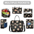 thumbnail image 2 of Green and Black Christmas Plaid Santa Pattern Womens Lunch Box for Work,Insulated Large Lunch Bag for Tween and Teen,Loncheras Para Mujer,Leakproof Adult Lunch Bag for Work,Beach,Travel,Picnic,Camping, 2 of 7
