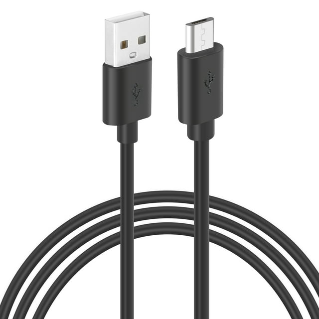 Uxcell Câble d'Extension d'Alimentation USB vers Micro USB de 9,8 Pieds, Long Câble de Charge, Noir