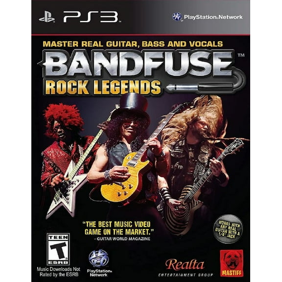 Restored BandFuse: Rock Legends (Sony Playstation 3, 2013) Music Game (Refurbished)
