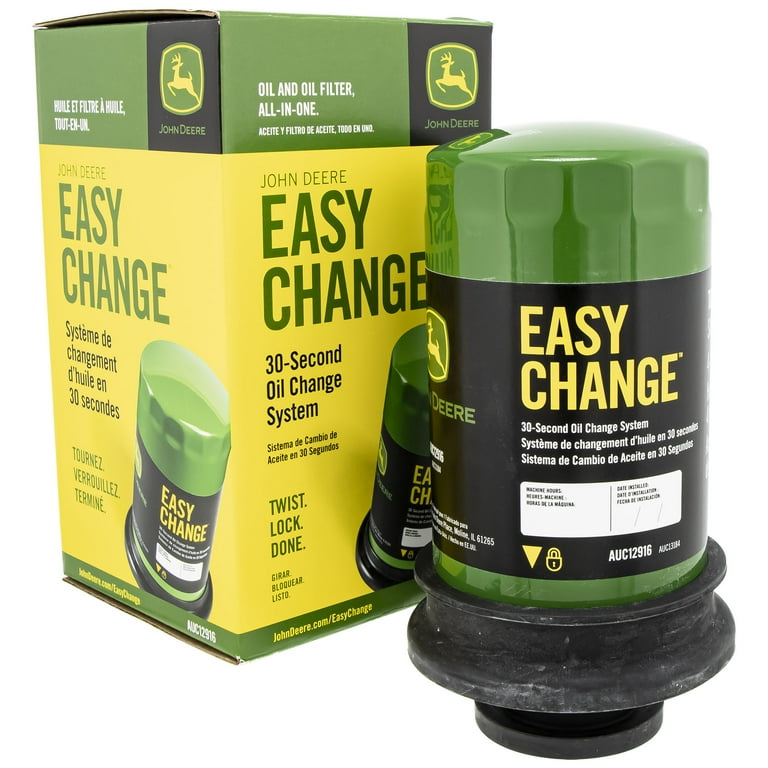 John Deere 2-PACK Easy Change 30-Second Oil Change System John Deere 2-PACK Easy Change 30-Second Oil Change System