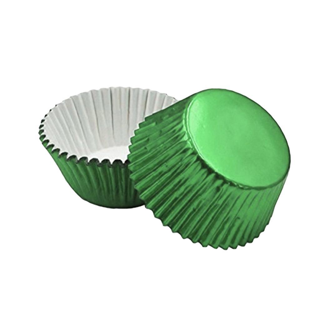 Mini Solid Aluminum Foil Cupcake Liners Cake Baking Cups Caroj