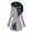 Purple, variant on JURANMO Plus Size Quilted Jacket for Women Slim Down Jackets Fleece Lined Warm Winter Coat with Hood Deals of the Day Yellow XXXXXL