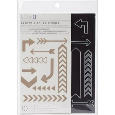 Little B Cutting Die-Arrows, 10/Pkg, .5"-4"