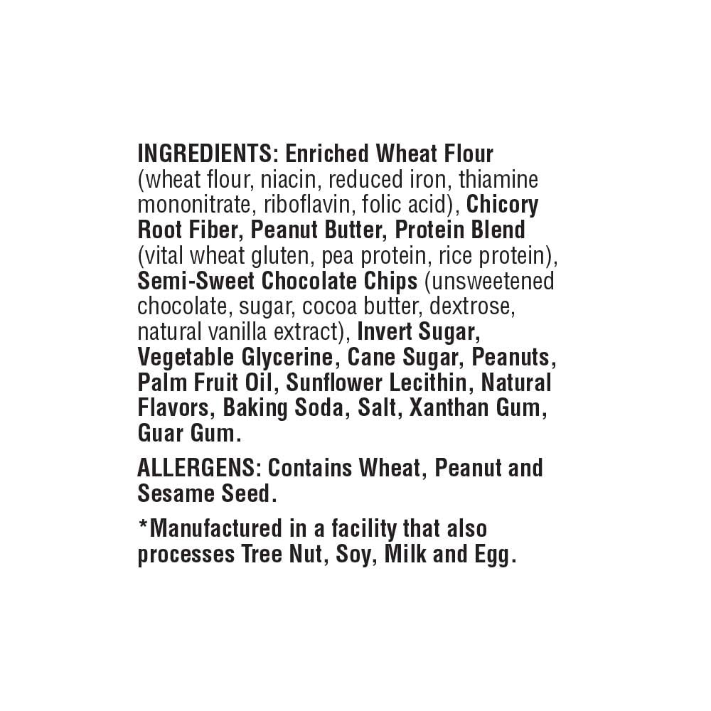 Lenny & Larry's The Complete Cookie, Peanut Butter Chocolate Chip, 2oz, 12 Ct - Plant-Based Protein Cookies, Vegan and Non-GMO
