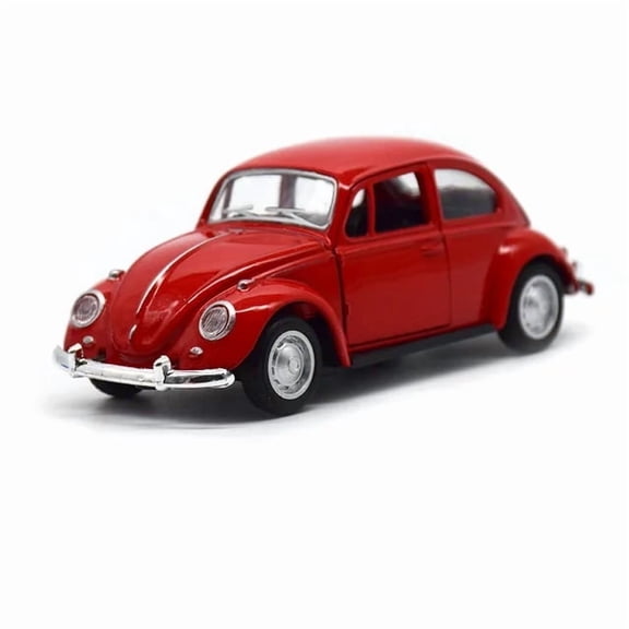 1:32 Newest Arrival Retro Vintage Beetle Diecast Pull Back Car Model Toy for Children Gift Decor Cute Figurines Miniatures