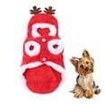 thumbnail image 5 of Invierno suave cálido árbol de Navidad lindo perro ropa vestido para perros pequeños mascotas cachorro chaqueta ropa trajes, 5 of 5