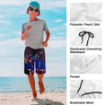 thumbnail image 3 of Friday Night Funkin Swim Trunk for Boys Girls, Quick Dry Board Shorts with Mesh Linner, Breathable Fit Bathing Suit for Pool Swim Beach, XS-XL, 3 of 7