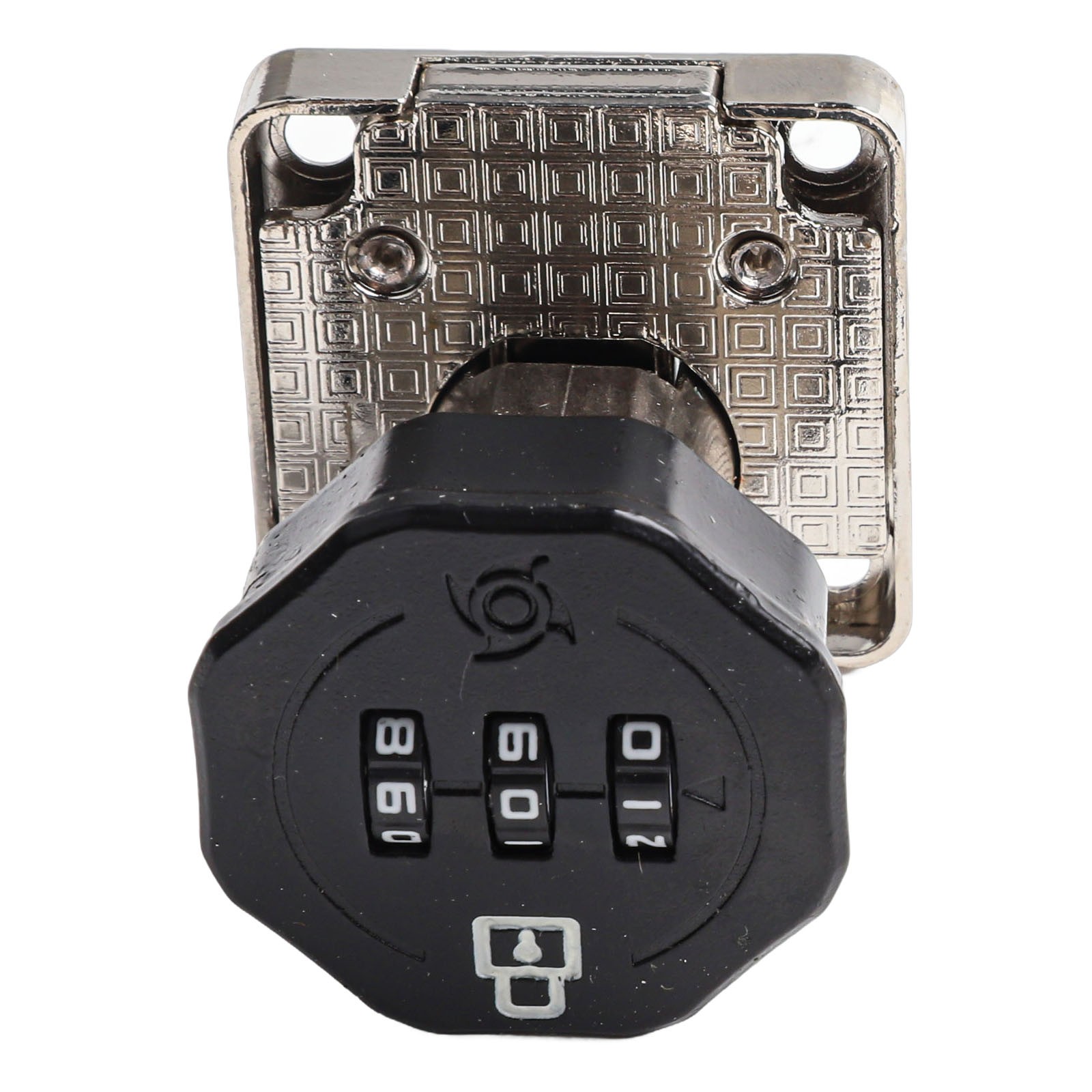 Password Coded Lock Zinc Alloy Combination Cabinet Cam Lock Keyless Cabinet Lock Black