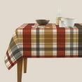 thumbnail image 5 of Fall Square Tablecloth 52x52 Inch Autumn Checkered Plaid Table Cloth Square Farmhouse Fall Table Cover Holiday Tablecloth for Home Kitchen Dinning Parties Picnic Tabletop Decor, 5 of 6