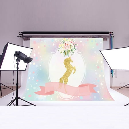 7x5ft 3x5ft Lucky Animal Ribbon Flowers Baby Shower Party Custom 7x5ft 3x5ft Lucky Animal Ribbon Flowers Baby Shower Party Custom