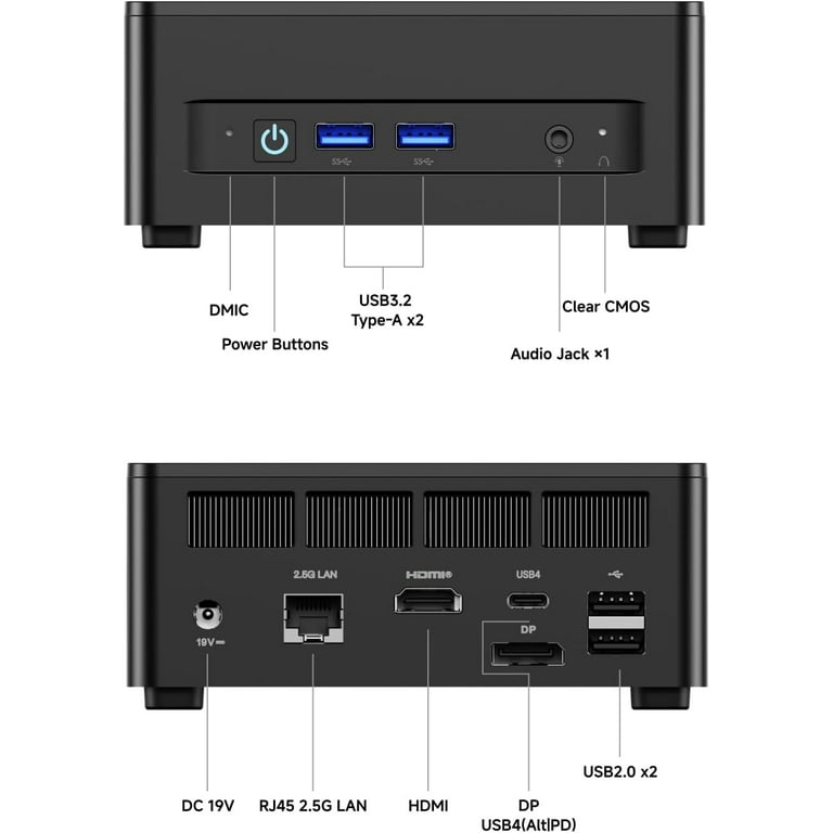 MINISFORUM DeskMini UM760 Slim Mini PC AMD Ryzen 5 7640HS